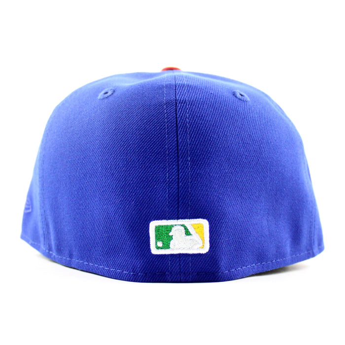 Anaheim Angels 50th Anniversary New Era 59Fifty Fitted Hat (Light Royal Blue Green Under Brim)