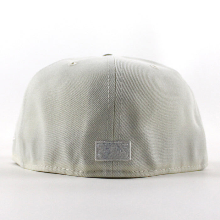 Anaheim Angels 60th Anniversary New Era 59Fifty Fitted Hat (Chrome White Black Green Gray Under Brim)
