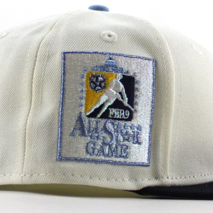Anaheim Ducks 25 Years New Era 59Fifty Fitted Hat (Chrome White Navy Gray Under brim)