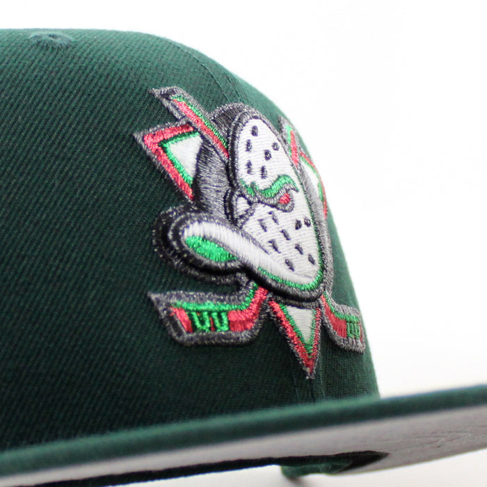 Anaheim Ducks A Mighty Decade New Era 59Fifty Fitted Hat (Dark Green Gray Under brim)