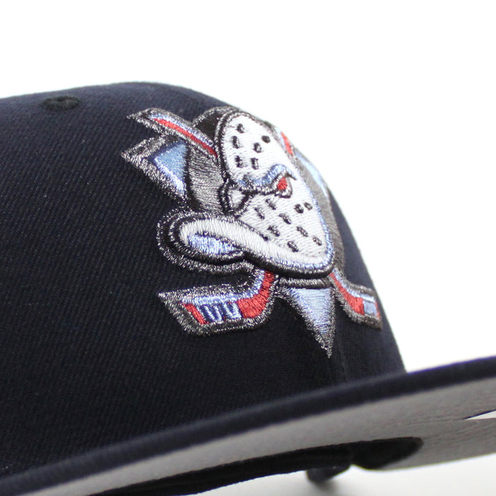 Anaheim Ducks A Mighty Decade New Era 59Fifty Fitted Hat (Navy Blue Gray Under brim)
