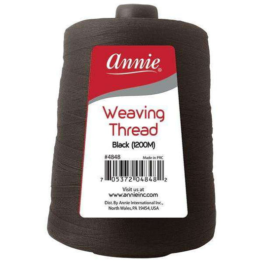 Annie Weaving Thread 1200 Meters, 1 Count, Black