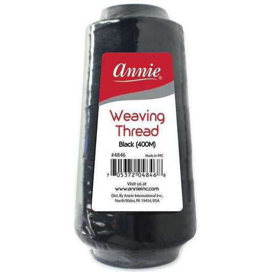 Annie Weaving Thread 400 Meters, 1 Count, Black