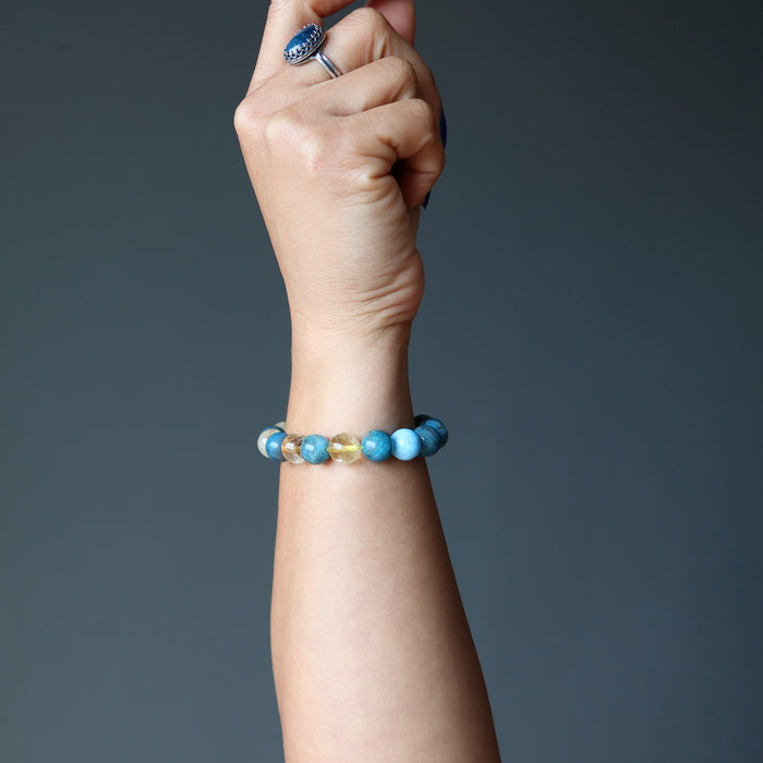 apatite citrine bracelet