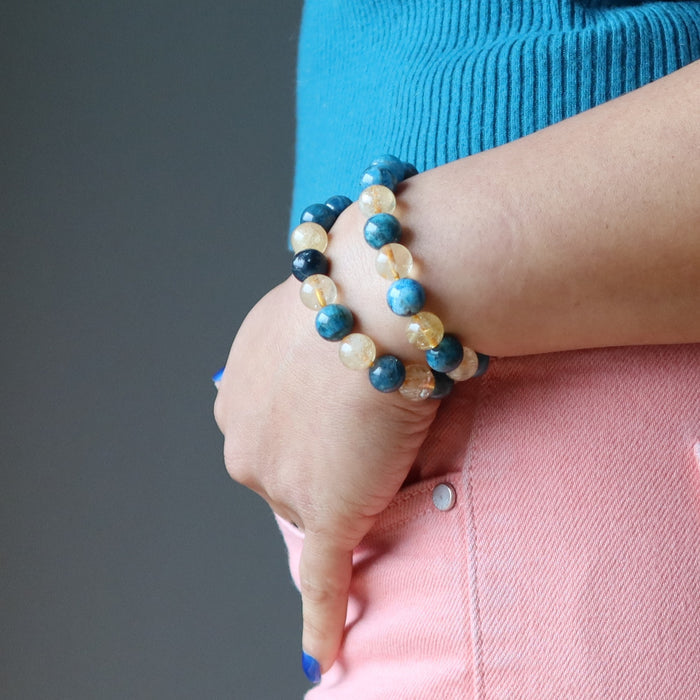 apatite citrine bracelets