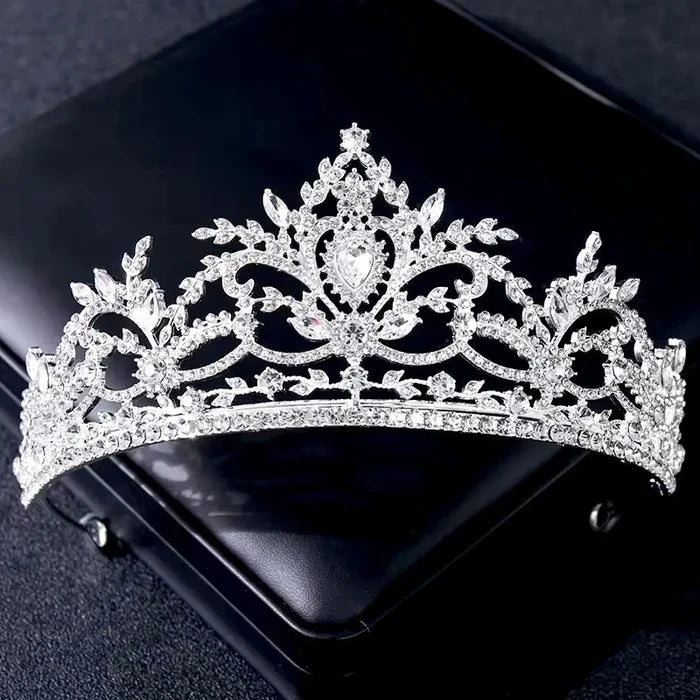 Wedding Hair Accessories - Crystal Wedding Tiara - Available in Gold and Silver