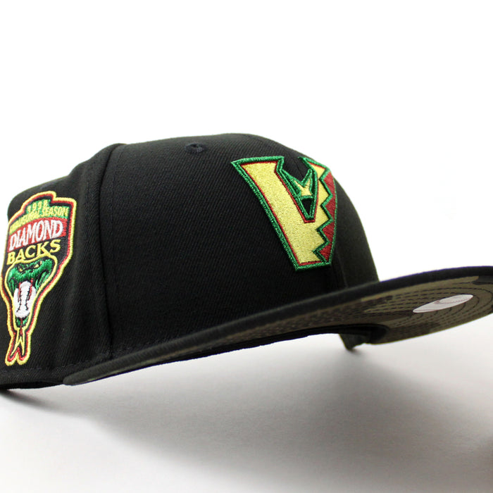 Arizona Diamondbacks 1998 Inaugural Season New Era 59Fifty Fitted Hat (Black Camo Under Brim)