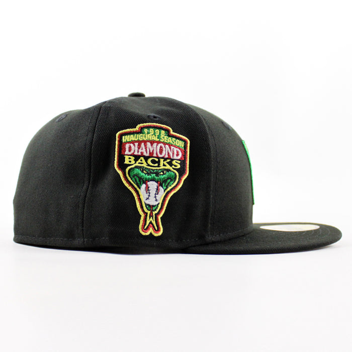 Arizona Diamondbacks 1998 Inaugural Season New Era 59Fifty Fitted Hat (Black Camo Under Brim)