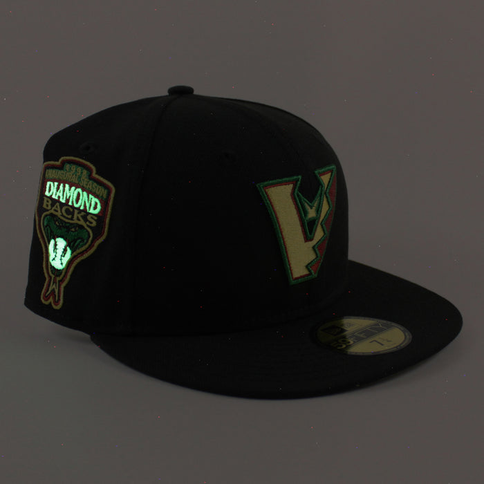 Arizona Diamondbacks 1998 Inaugural Season New Era 59Fifty Fitted Hat (Black Camo Under Brim)