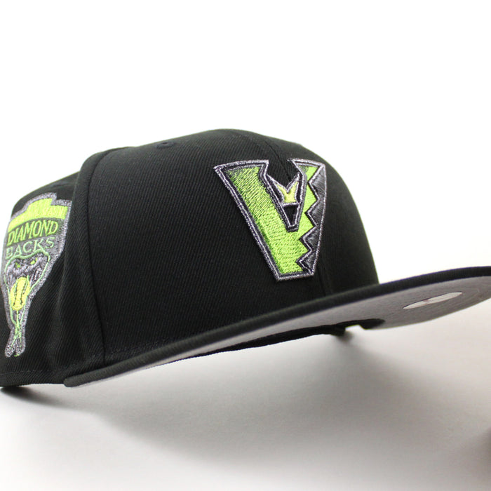 Arizona Diamondbacks 1998 Inaugural Season New Era 59Fifty Fitted Hat (Black Gray Under Brim)