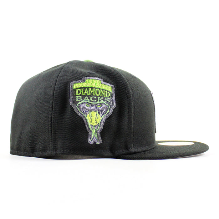 Arizona Diamondbacks 1998 Inaugural Season New Era 59Fifty Fitted Hat (Black Gray Under Brim)