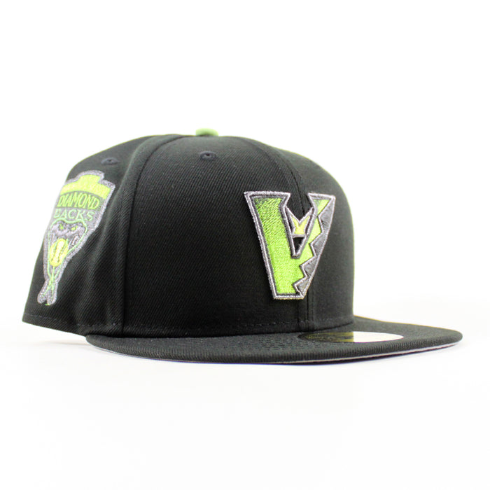 Arizona Diamondbacks 1998 Inaugural Season New Era 59Fifty Fitted Hat (Black Gray Under Brim)