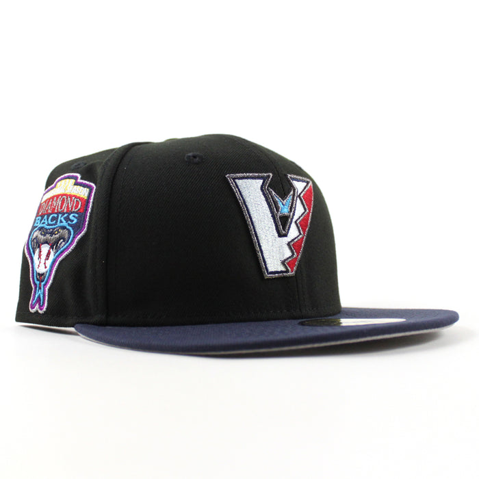 Arizona Diamondbacks 1998 Inaugural Season New Era 59Fifty Fitted Hat (Black Navy Gray Under Brim)