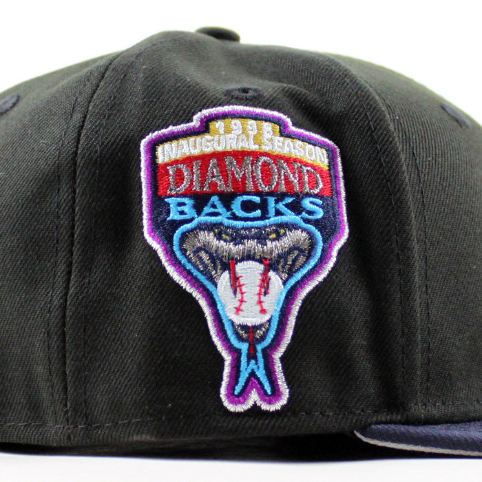 Arizona Diamondbacks 1998 Inaugural Season New Era 59Fifty Fitted Hat (Black Navy Gray Under Brim)