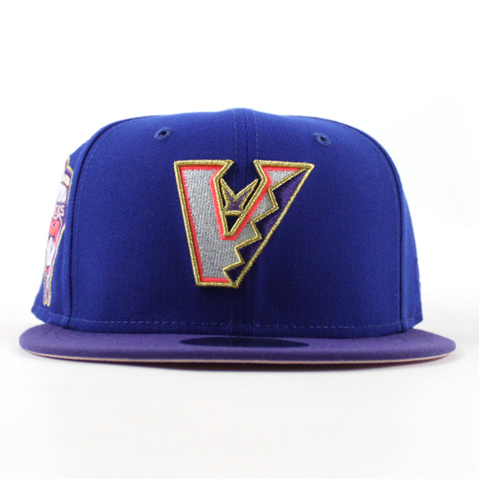 Arizona Diamondbacks 1998 Inaugural Season New Era 59Fifty Fitted Hat (Calming Blue Orchid Pink Under Brim)