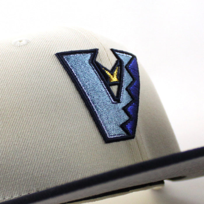 Arizona Diamondbacks 1998 Inaugural Season New Era 59Fifty Fitted Hat (Chrome White Navy Gray Under Brim)