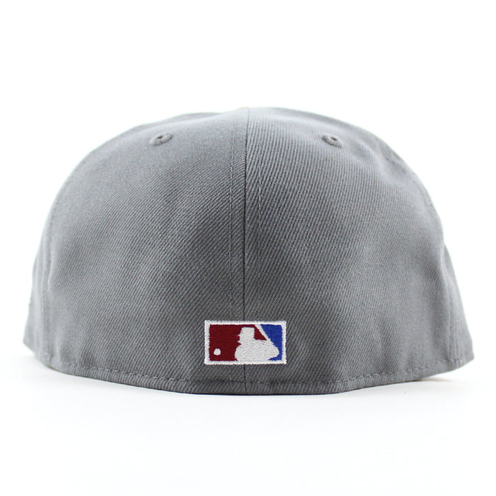 Arizona Diamondbacks 1998 Inaugural Season New Era 59Fifty Fitted Hat (Gray Walnut Brown Sky Blue Under Brim)
