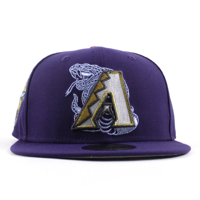 Arizona Diamondbacks 1998 Inaugural Season New Era 59Fifty Fitted Hat (Purple Gray Under Brim)