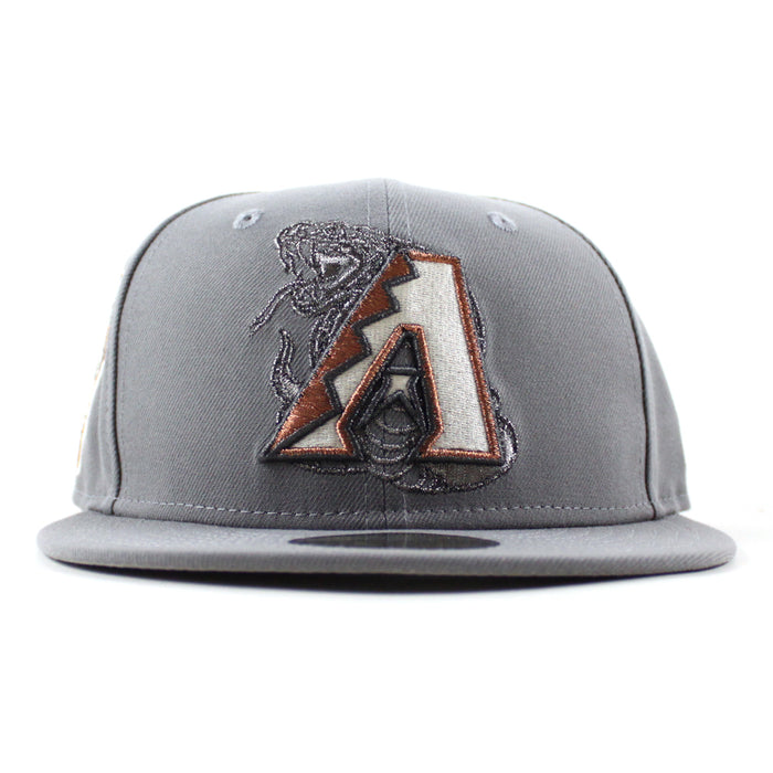 Arizona Diamondbacks 1998 Inaugural Season New Era 59Fifty Fitted Hat (Storm Gray Gray Under Brim)