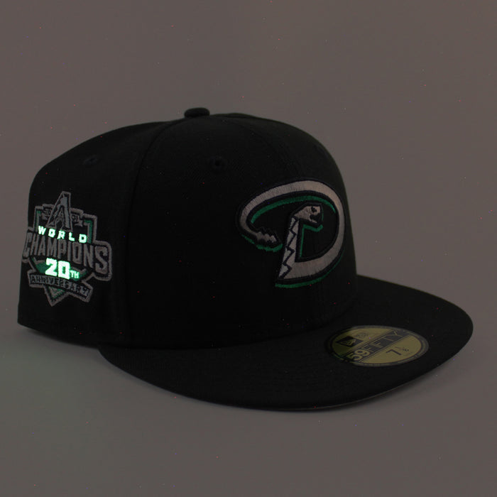 Arizona Diamondbacks 20th Anniversary New Era 59Fifty Fitted Hat (Black Gray Under Brim)