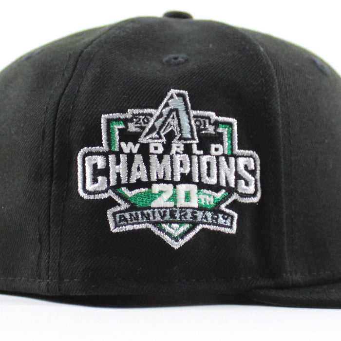 Arizona Diamondbacks 20th Anniversary New Era 59Fifty Fitted Hat (Black Gray Under Brim)