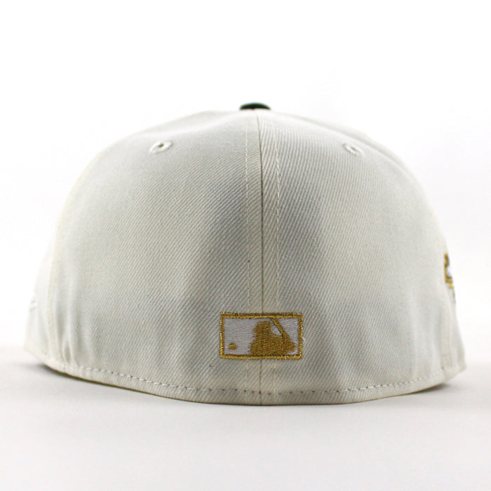 Arizona Diamondbacks 25th anniversary New Era 59Fifty Fitted Hat (Chrome White Green Gray Under Brim)