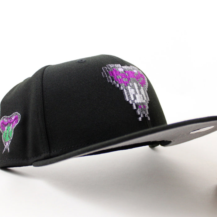 Arizona Diamondbacks Snake Patch New Era 59Fifty Fitted Hat (Black Gray Under Brim)