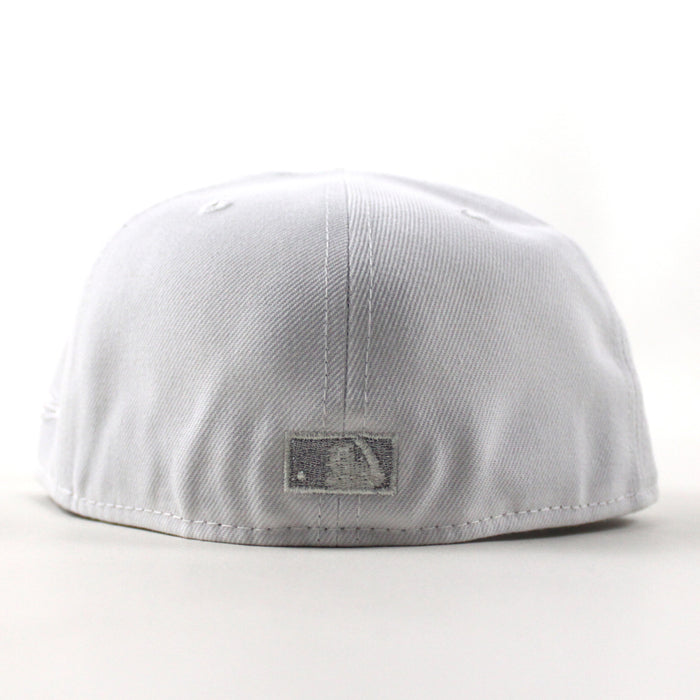 Atlanta Braves 1999 World Series New Era 59Fifty Fitted Hat (Optic White Black Gray Under Brim)