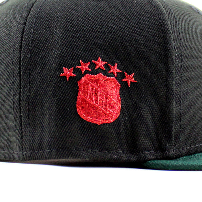 Atlanta Flames NHL Patch Patch New Era 59Fifty Fitted Hat (Black Dark Green Gray Under brim)