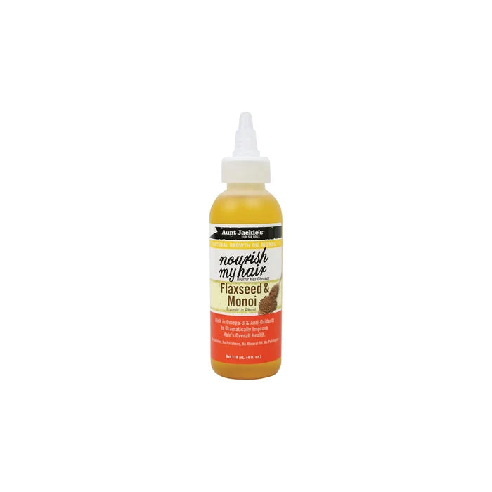 Aunt Jackie's Curls & Coils Nourish My Hair – Flaxseed & Monoi