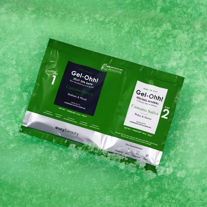 Avry - Gel-ohh - Jelly Spa fodbad - Cannabis Sativa