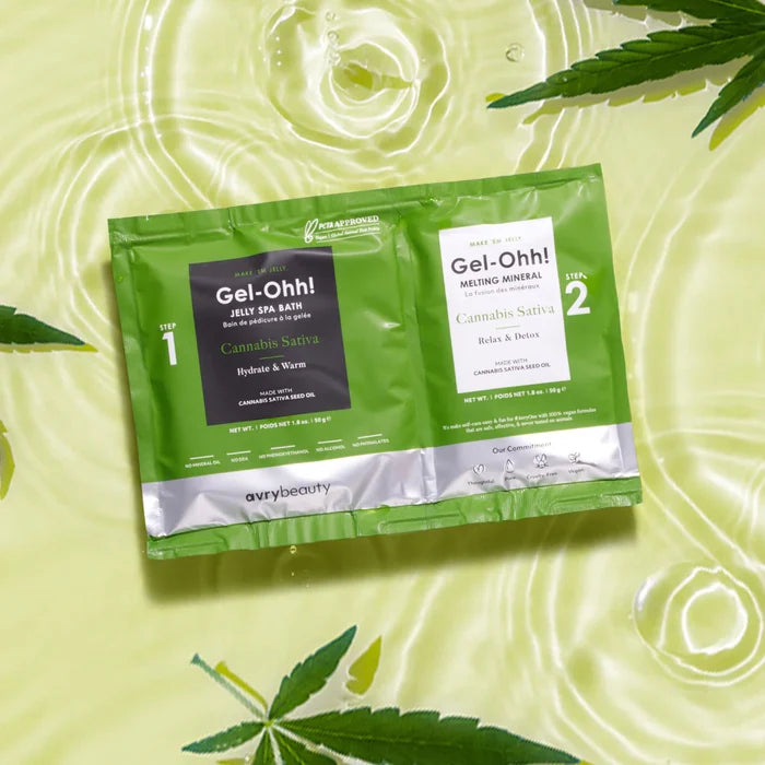 Avry - Gel-ohh - Jelly Spa fodbad - Cannabis Sativa