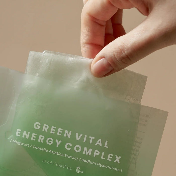 AXIS - Y Mugwort Green Vital Energy Complex Sheet Mask 27ml - Beauty Tribe