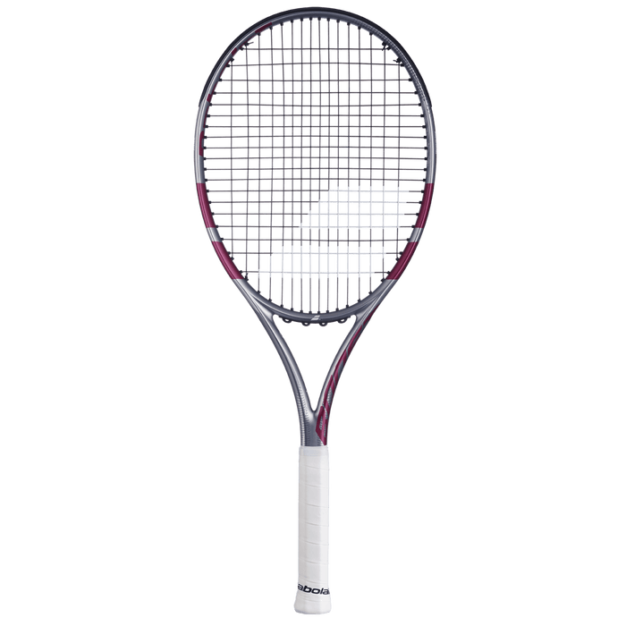 Babolat Boost Aero Tennis Racquet Equipment Babolat Grey/Raspberry Pink 4(0)