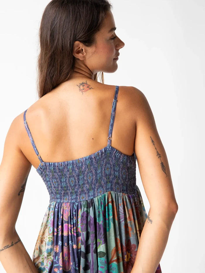 Bailey Maxi Dress - Mandala Borders Patchwork-view 4