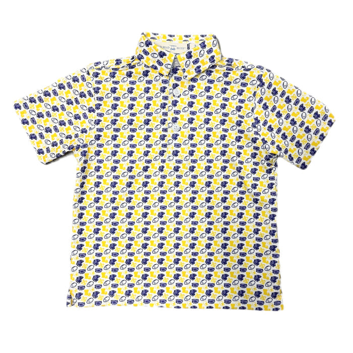 Bald Head Blues Fighting Tiger Polo