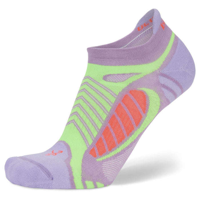 Balega Ultralight No Show Tab Apparel Balega Bright Lilac/Neon Green Small