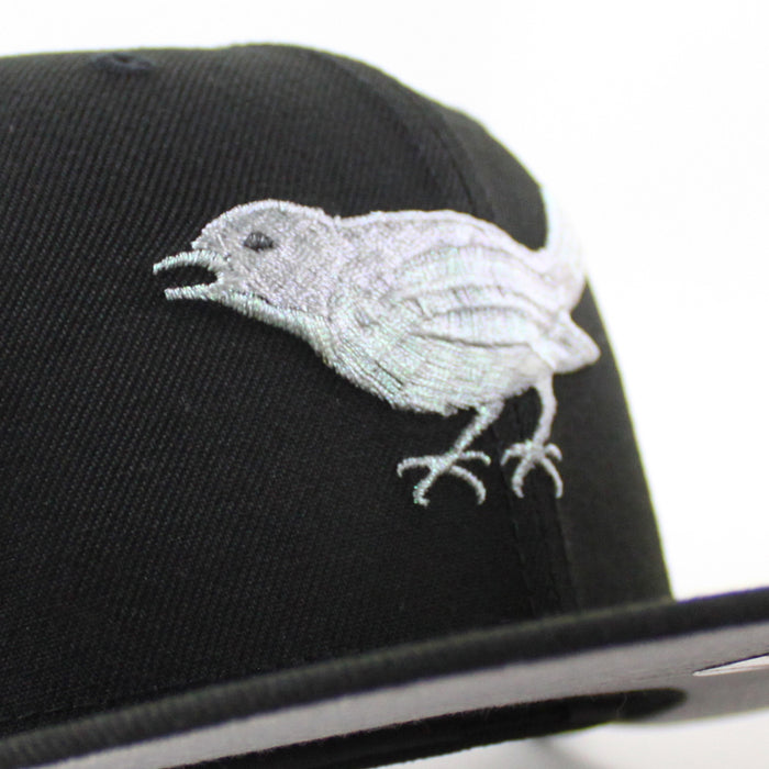 Baltimore Orioles 1968 All Star Game 59Fifty New Era Fitted Hat Iris Pack (Metallic Iris Pack Black Gray Under Brim)