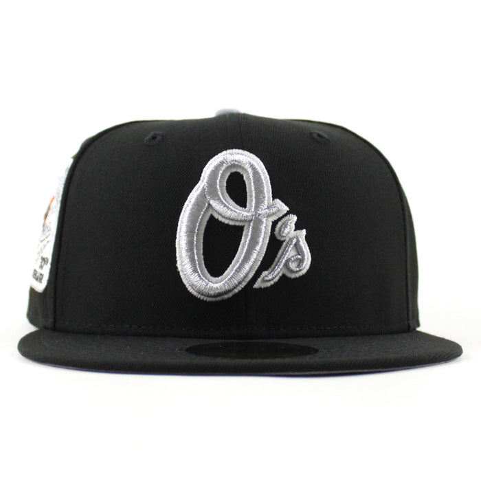 Baltimore Orioles 30th Anniversary 59Fifty New Era Fitted Hat (Black Gray Under Brim)
