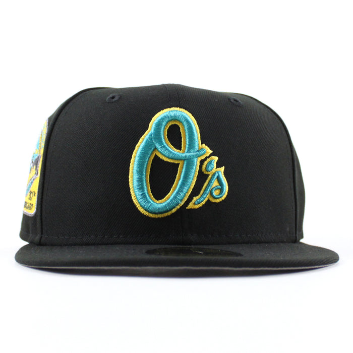 Baltimore Orioles 30th Anniversary 59Fifty New Era Fitted Hat (Black Gray Under Brim)