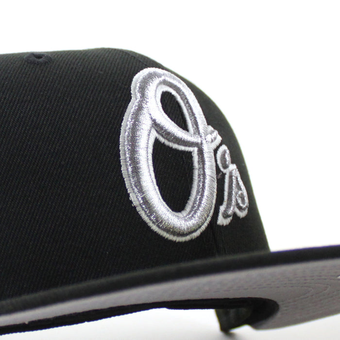 Baltimore Orioles 30th Anniversary 59Fifty New Era Fitted Hat (Black Gray Under Brim)