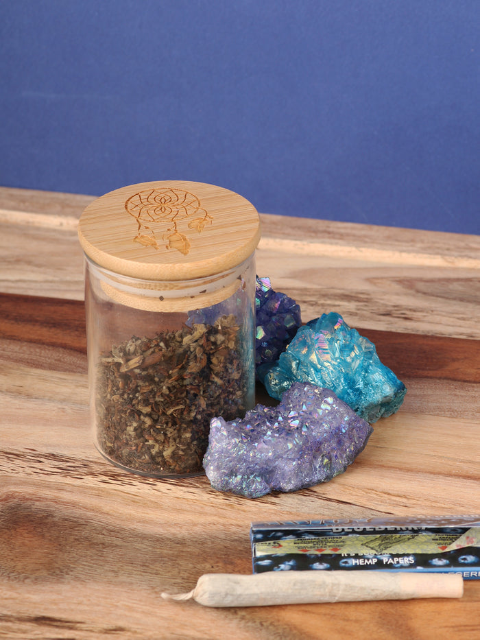 Bamboo Stash Jar 120ml | Dream Catcher-Image 1
