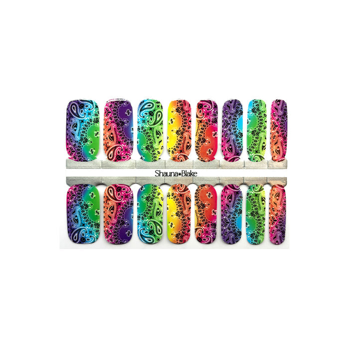 Bandana Exclusive Design Nail Wraps