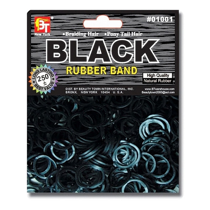 BEAUTY TOWN HIGH-QUALITY RUBBER BAND 250PCS - DOZEN - Palms Fashion Inc.