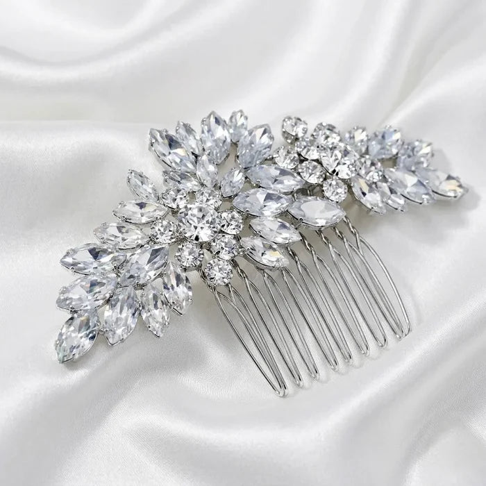 Sparkling CZ Bridal Hair Comb - Elegant Wedding Hair Accessory