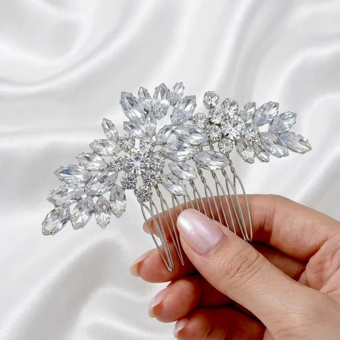 Sparkling CZ Bridal Hair Comb - Elegant Wedding Hair Accessory