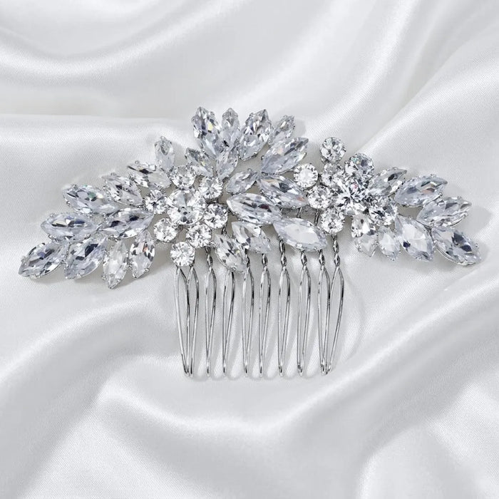 Sparkling CZ Bridal Hair Comb - Elegant Wedding Hair Accessory