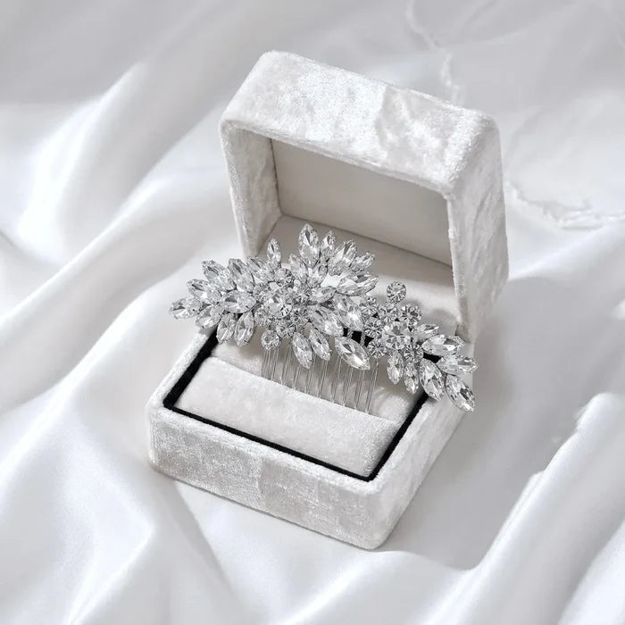 Sparkling CZ Bridal Hair Comb - Elegant Wedding Hair Accessory