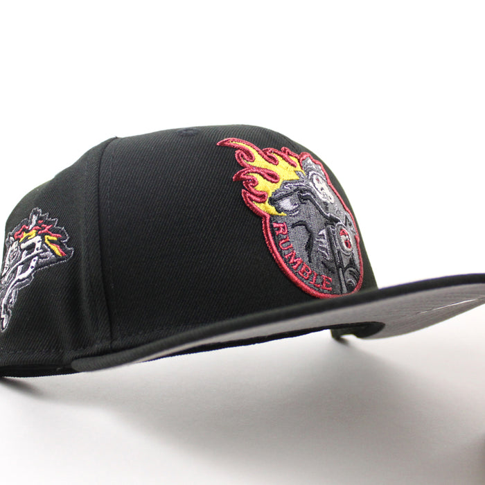 BINGHAMTON RUMBLE PONIES New Era 59Fifty Fitted Hat (Black Gray Under Brim)