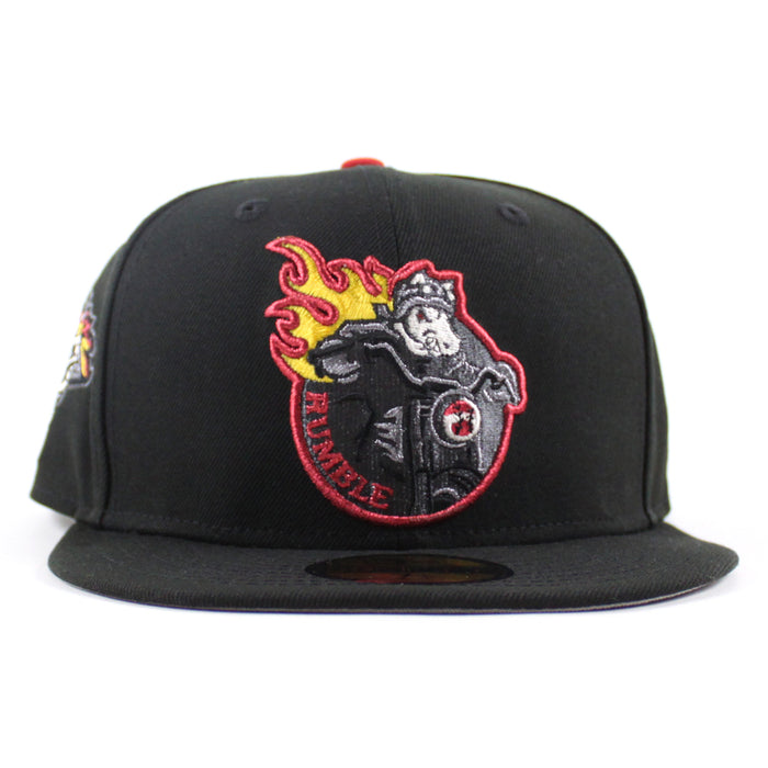 BINGHAMTON RUMBLE PONIES New Era 59Fifty Fitted Hat (Black Gray Under Brim)